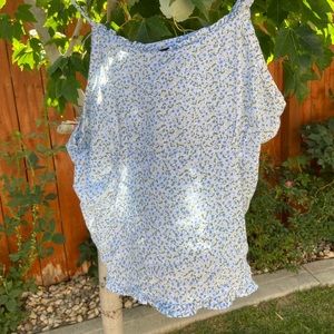 Tank floral rayon camisole